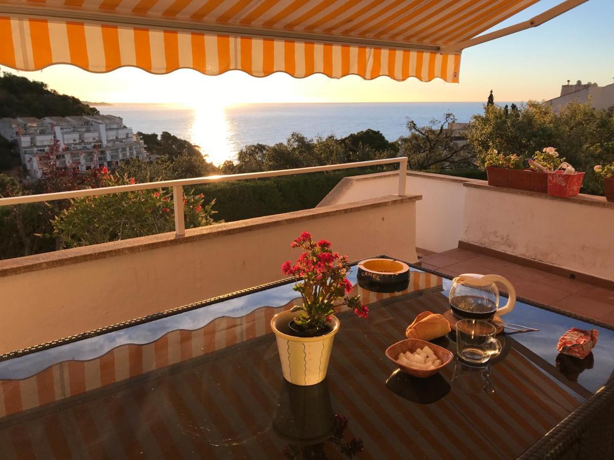 Apartamento Con Piscina - Tossa - Magnificas Vistas Al Mar Gerona Buitenkant foto